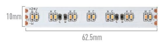 bande LED blanche double